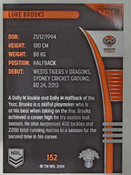 NRL 2022 Traders #152 Luke Brooks Wests Tigers