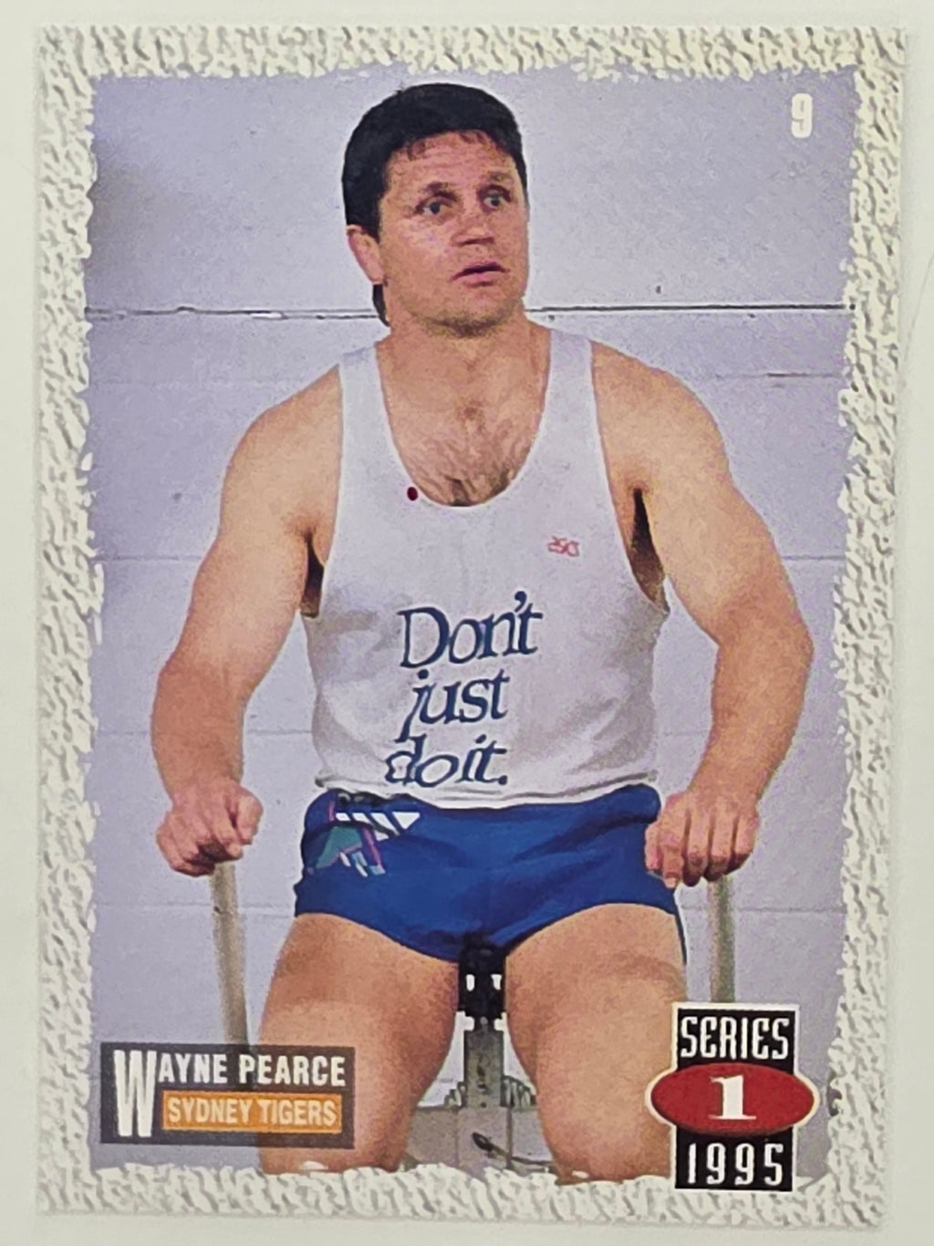 NRL 1995 Dynamic Series 1 Base Card #009 Wayne Pearce Sydney Tigers