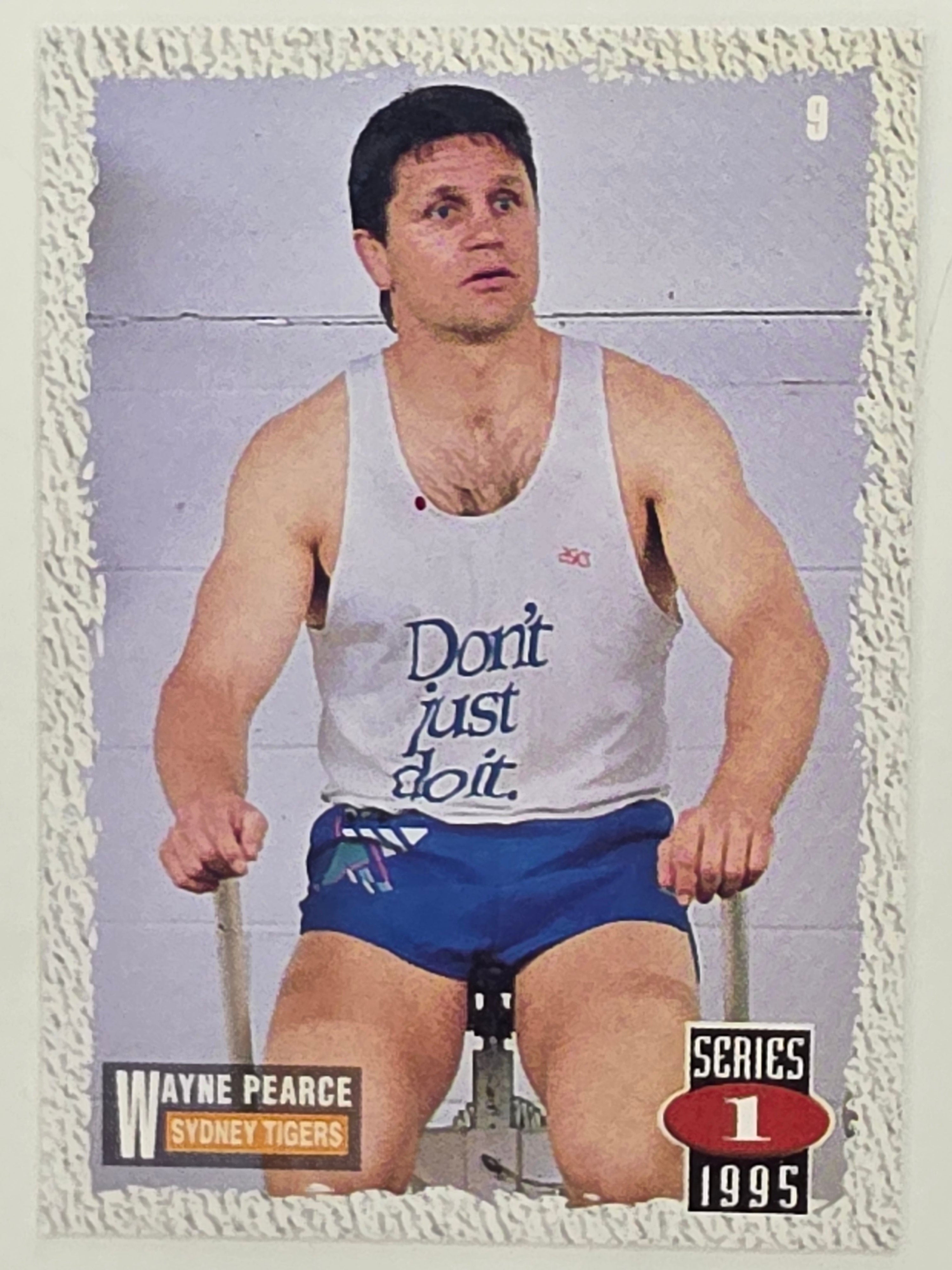 NRL 1995 Dynamic Series 1 Base Card #009 Wayne Pearce Sydney Tigers