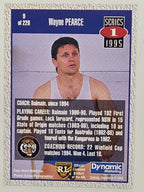 NRL 1995 Dynamic Series 1 Base Card #009 Wayne Pearce Sydney Tigers