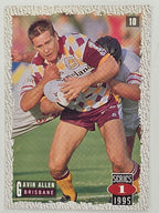 NRL 1995 Dynamic Series 1 Base Card #010 Gavin Allen Brisbane Broncos