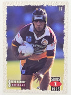 NRL 1995 Dynamic Series 1 Base Card #017 Steve Renouf Brisbane Broncos