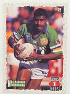 NRL 1995 Dynamic Series 1 Base Card #025 Noa Nadruku Canberra Raiders