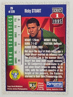 NRL 1995 Dynamic Series 1 Base Card #026 Ricky Stuart Canberra Raiders
