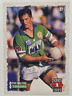 NRL 1995 Dynamic Series 1 Base Card #027 Steve Walters Canberra Raiders