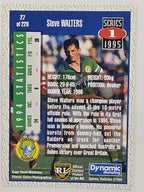 NRL 1995 Dynamic Series 1 Base Card #027 Steve Walters Canberra Raiders
