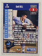 NRL 1995 Dynamic Series 1 Base Card #038 Geoff Bell Cronulla Sutherland Sharks