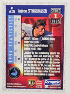NRL 1995 Dynamic Series 1 Base Card #041 Andrew Ettingshausen Cronulla Sutherland Sharks