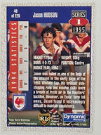 NRL 1995 Dynamic Series 1 Base Card #048 Jason Hudson Eastern Suburbs Roosters