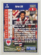 NRL 1995 Dynamic Series 1 Base Card #049 Adrian Lam Eastern Suburbs Roosters