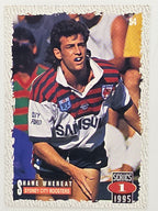 NRL 1995 Dynamic Series 1 Base Card #054 Shane Whereat Eastern Suburbs Roosters