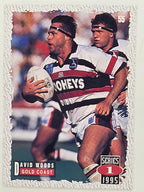 NRL 1995 Dynamic Series 1 Base Card #055 David Woods Gold Coast Seagulls