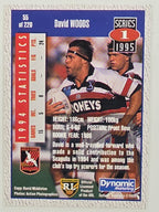 NRL 1995 Dynamic Series 1 Base Card #055 David Woods Gold Coast Seagulls