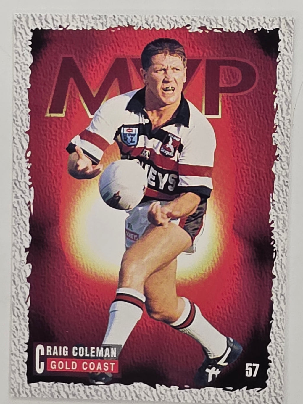 NRL 1995 Dynamic Series 1 Base Card #057 Craig Coleman Gold Coast Seagulls