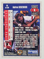 NRL 1995 Dynamic Series 1 Base Card #058 Andrew Dunemann Gold Coast Seagulls