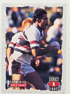 NRL 1995 Dynamic Series 1 Base Card #061 Peter Gill Gold Coast Seagulls