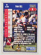 NRL 1995 Dynamic Series 1 Base Card #061 Peter Gill Gold Coast Seagulls
