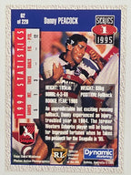 NRL 1995 Dynamic Series 1 Base Card #062 Danny Peacock Gold Coast Seagulls
