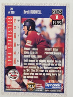 NRL 1995 Dynamic Series 1 Base Card #070 Brett Rodwell Illawarra Steelers