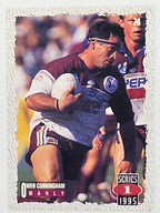 NRL 1995 Dynamic Series 1 Base Card #074 Owen Cunningham Manly Warringah Sea Eagles