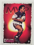 NRL 1995 Dynamic Series 1 Base Card #077 Cliff Lyons Manly Warringah Sea Eagles