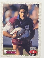 NRL 1995 Dynamic Series 1 Base Card #079 Matthew Ridge Manly Warringah Sea Eagles