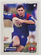 NRL 1995 Dynamic Series 1 Base Card #082 Jamie Ainscough Newcastle Knights
