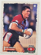 NRL 1995 Dynamic Series 1 Base Card #092 David Fairleigh North Sydney Bears