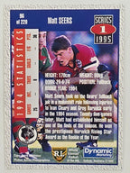 NRL 1995 Dynamic Series 1 Base Card #096 Matt Seers North Sydney Bears