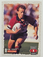 NRL 1995 Dynamic Series 1 Base Card #097 Mark Soden North Sydney Bears