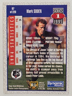 NRL 1995 Dynamic Series 1 Base Card #097 Mark Soden North Sydney Bears
