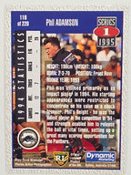 NRL 1995 Dynamic Series 1 Base Card #110 Phil Adamson Penrith Panthers