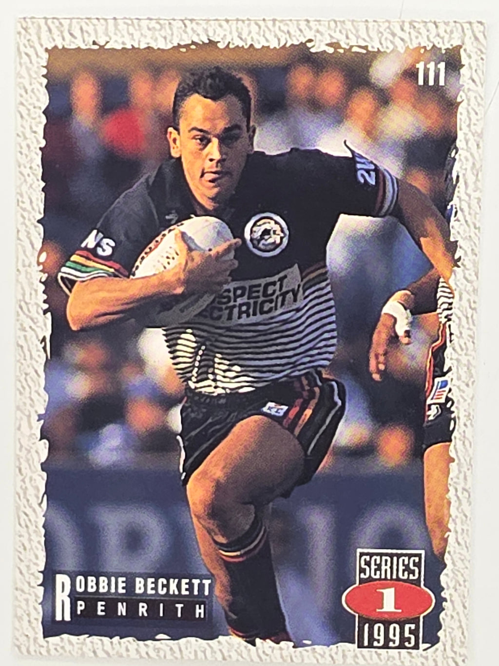 NRL 1995 Dynamic Series 1 Base Card #111 Robbie Beckett Penrith Panthers