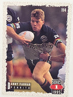 NRL 1995 Dynamic Series 1 Base Card #114 Danny Farrar Penrith Panthers