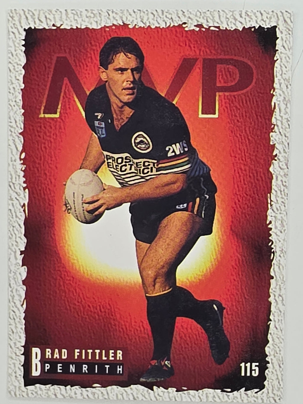 NRL 1995 Dynamic Series 1 Base Card #115 Brad Fittler Penrith Panthers