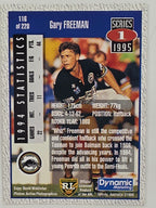 NRL 1995 Dynamic Series 1 Base Card #116 Gary Freeman Penrith Panthers