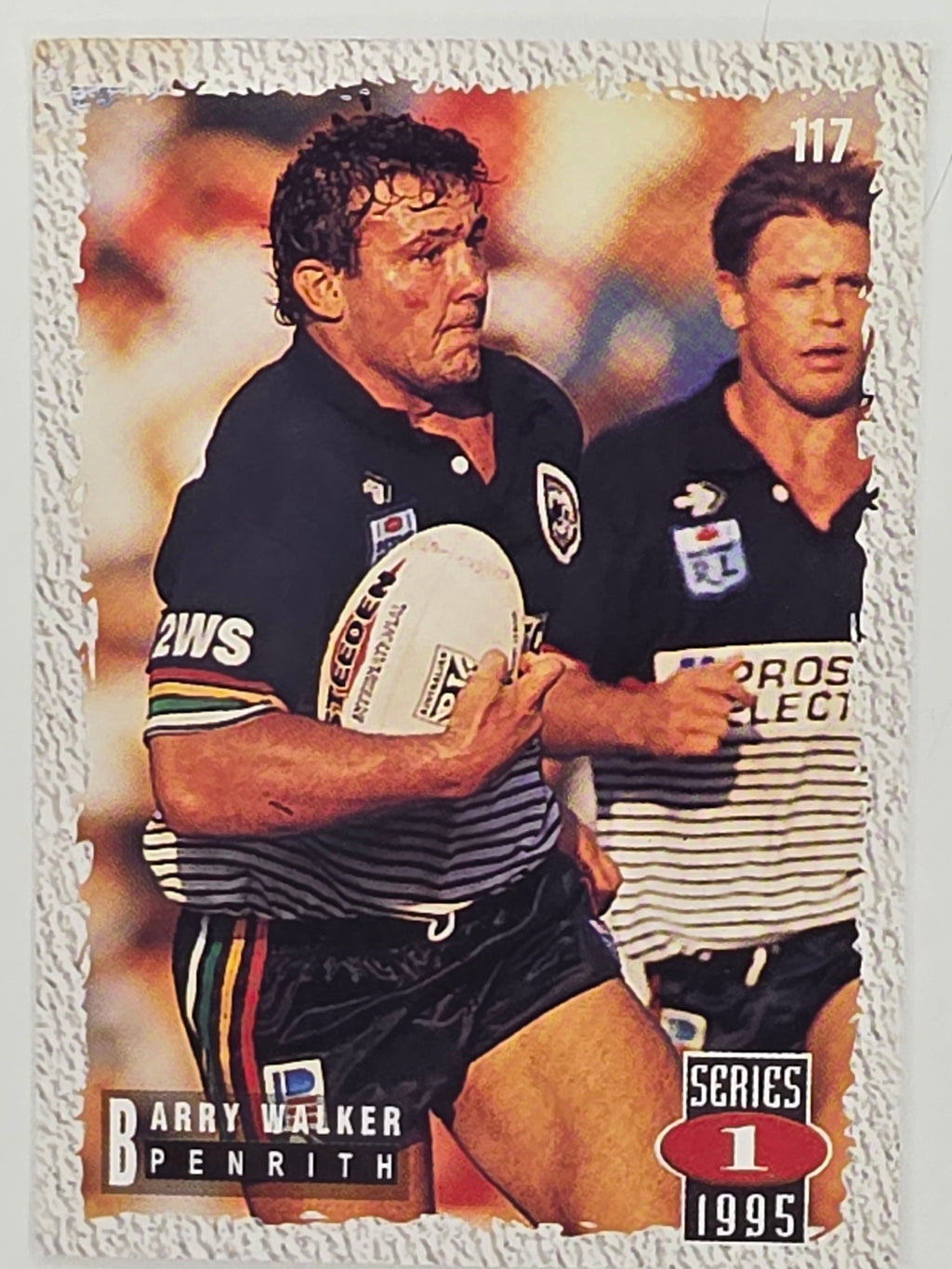 NRL 1995 Dynamic Series 1 Base Card #117 Barry Walker Penrith Panthers