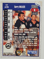 NRL 1995 Dynamic Series 1 Base Card #117 Barry Walker Penrith Panthers