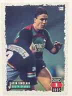 NRL 1995 Dynamic Series 1 Base Card #133 Jacin Sinclair South Sydney Rabbitohs