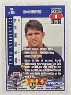 NRL 1995 Dynamic Series 1 Base Card #155 David Bouveng North Queensland Cowboys