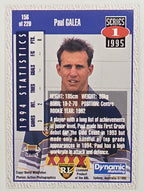 NRL 1995 Dynamic Series 1 Base Card #156 Paul Galea North Queensland Cowboys