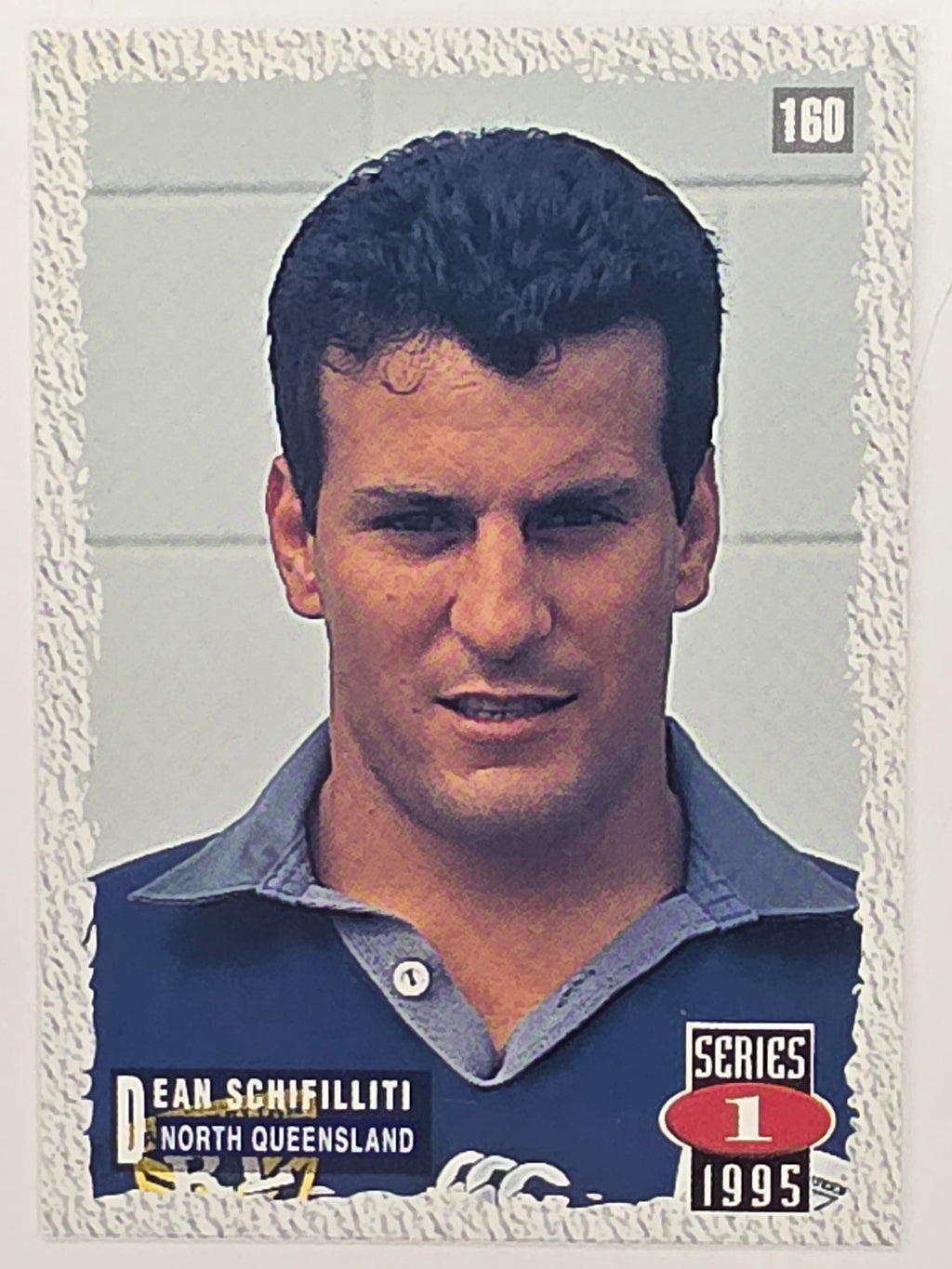 NRL 1995 Dynamic Series 1 Base Card #160 Dean Schifilliti North Queensland Cowboys