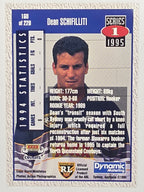 NRL 1995 Dynamic Series 1 Base Card #160 Dean Schifilliti North Queensland Cowboys