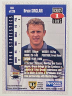 NRL 1995 Dynamic Series 1 Base Card #161 Bruce Sinclair North Queensland Cowboys