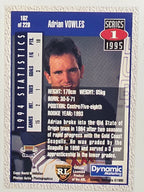 NRL 1995 Dynamic Series 1 Base Card #162 Adrian Vowles North Queensland Cowboys
