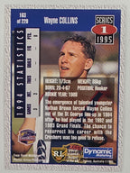NRL 1995 Dynamic Series 1 Base Card #163 Wayne Collins South Queensland Crushers