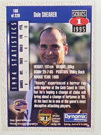 NRL 1995 Dynamic Series 1 Base Card #166 Dale Shearer South Queensland Crushers