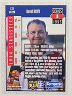 NRL 1995 Dynamic Series 1 Base Card #172 David Boyd Western Reds