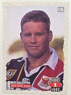 NRL 1995 Dynamic Series 1 Base Card #175 Brett Goldspinks Western Reds