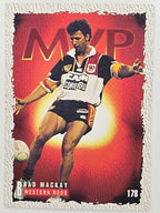 NRL 1995 Dynamic Series 1 Base Card #178 Brad Mackay Western Reds